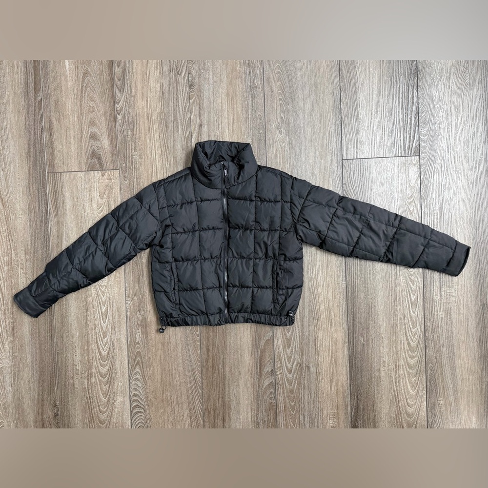 Aeropostale Black Remixed Down Puffer Coat - Size XS